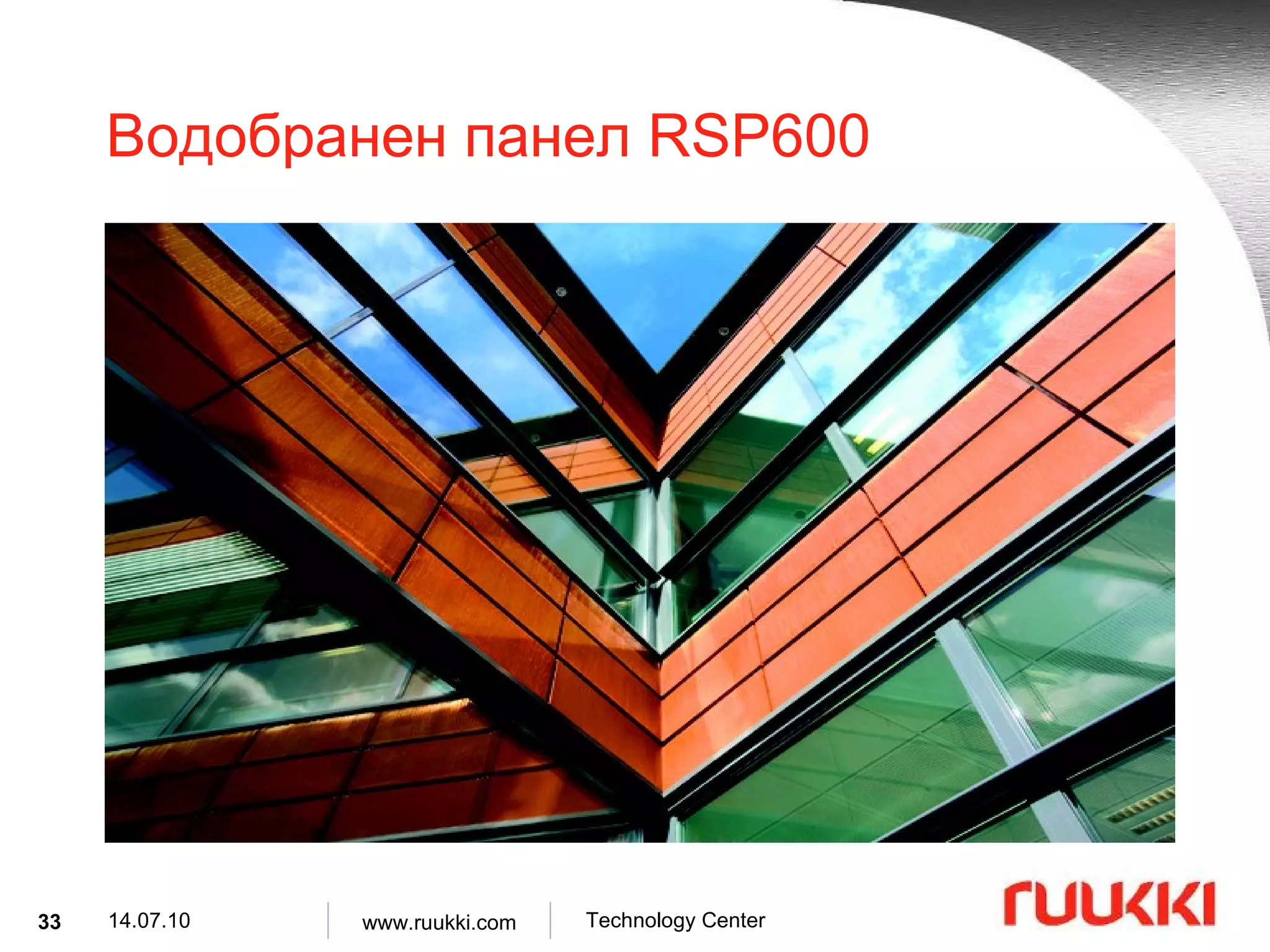 Водобранен панел  RSP600 