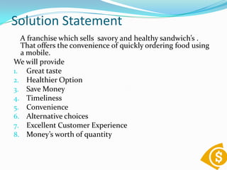 Sandwich delight presentation 1