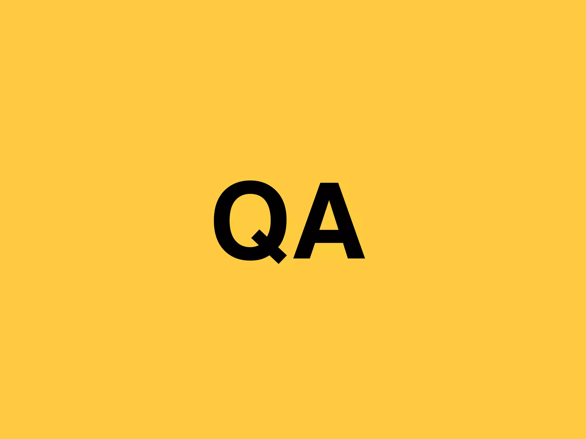 QA
 