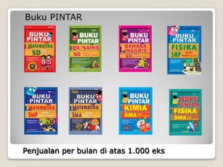 Buku PINTARPenjualan per bulan di atas 1.000 eks