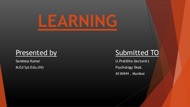 learning ppt