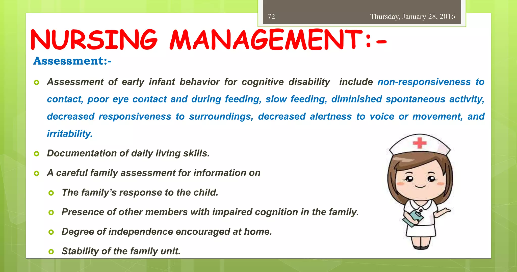 PPT ON MENTALLY CHALLENGED CHILDREN OR MENTAL RETARDATION IN CHILDREN | PPT
