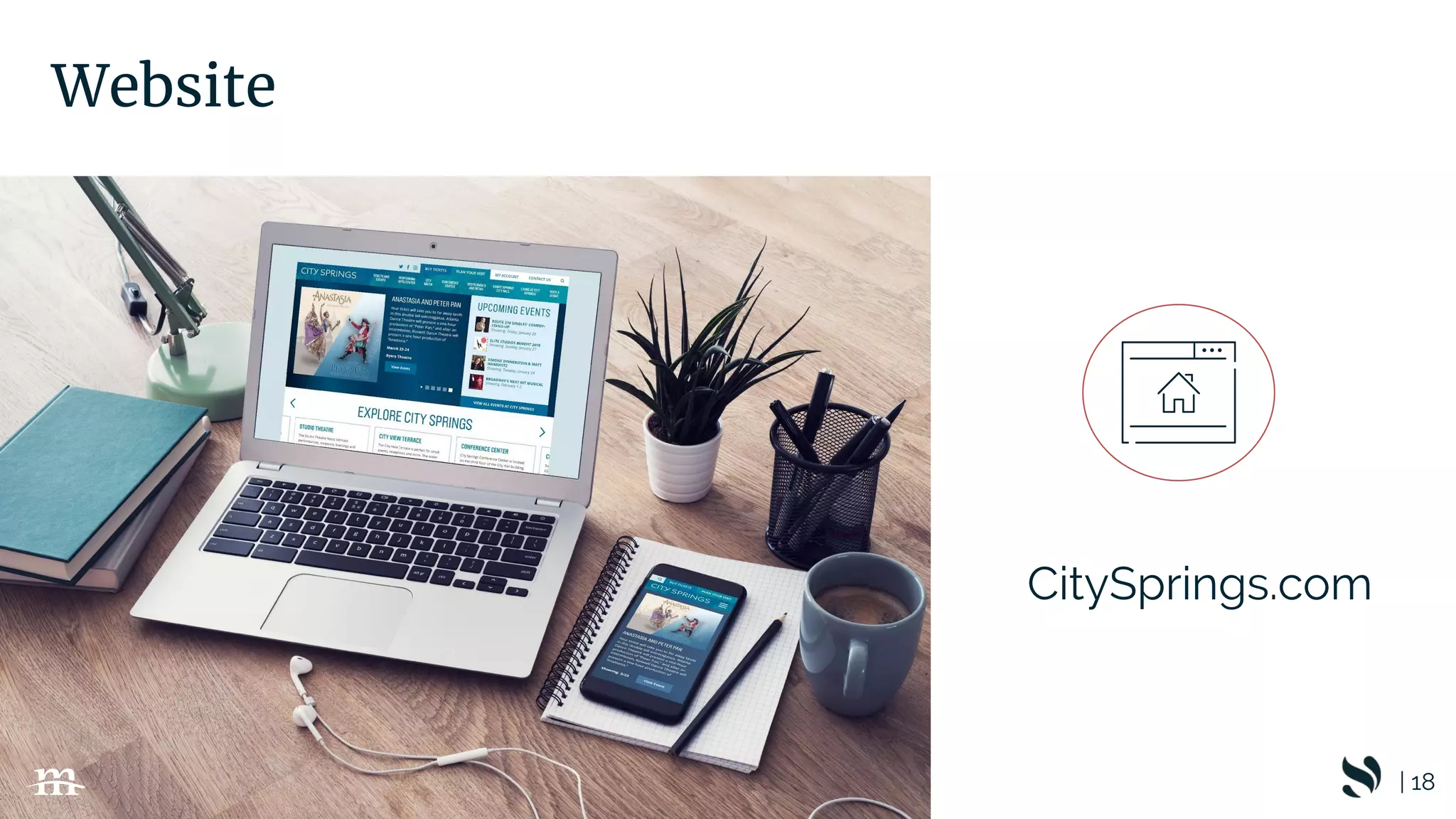 CitySprings.com
Website
| 18
 