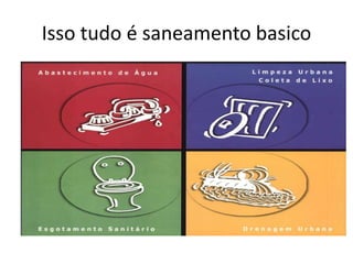 Isso tudo é saneamento basico
 