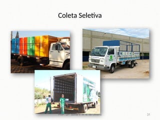 Coleta Seletiva
Profª. Drª. Sonia V. W. B. de Oliveira 31
 