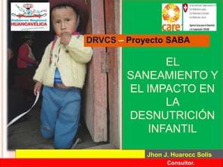 DRVCS – Proyecto SABA 
Jhon J. Huarocc Solís 
Consultor. 
 