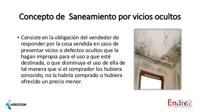 Garantia vicios ocultos vivienda nueva