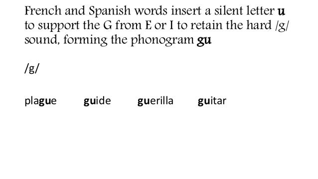 Sane english letter g Sane english letter g