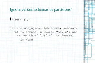 Selena Deckelmann - Sane Schema Management with Alembic and SQLAlchemy ...