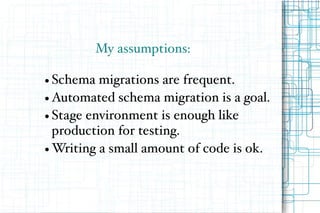 Selena Deckelmann - Sane Schema Management with Alembic and SQLAlchemy ...