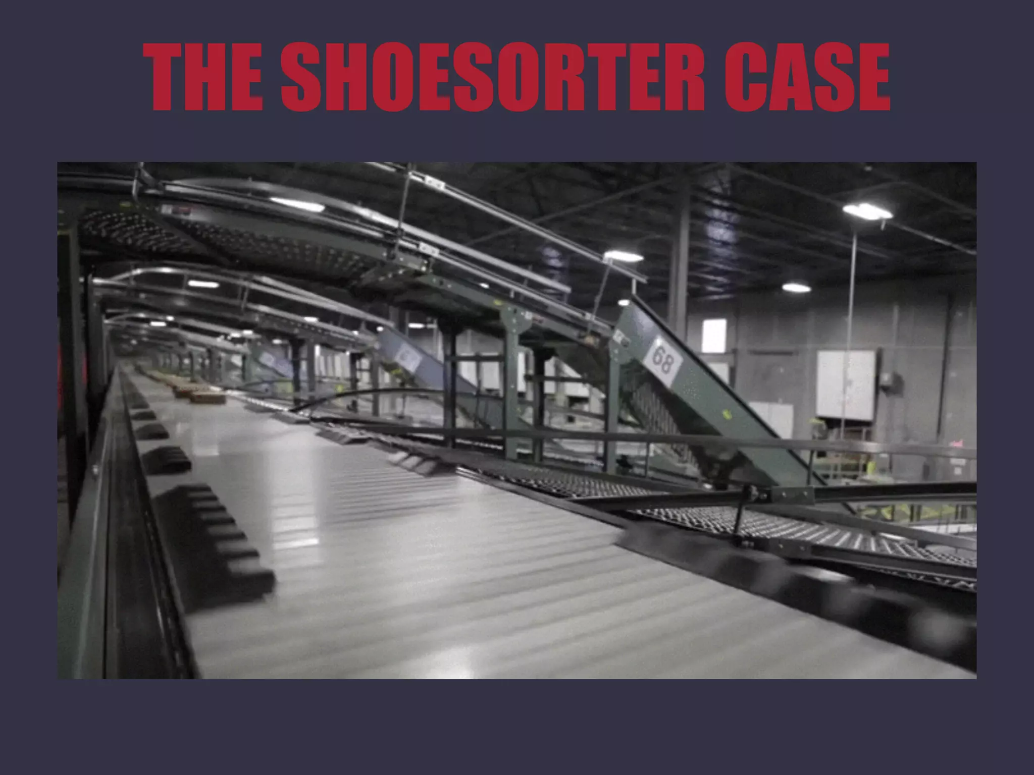 THE SHOESORTER CASE
 
