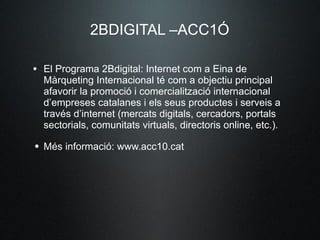 Sant Feliu Innova: digitalització i Empresa, aplica les TIC al teu negoci.
