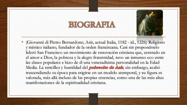 BIOGRAFIA DE SAN FRANCISCO DE ASIS - Biografia De San Francisco De Asis 2 638 