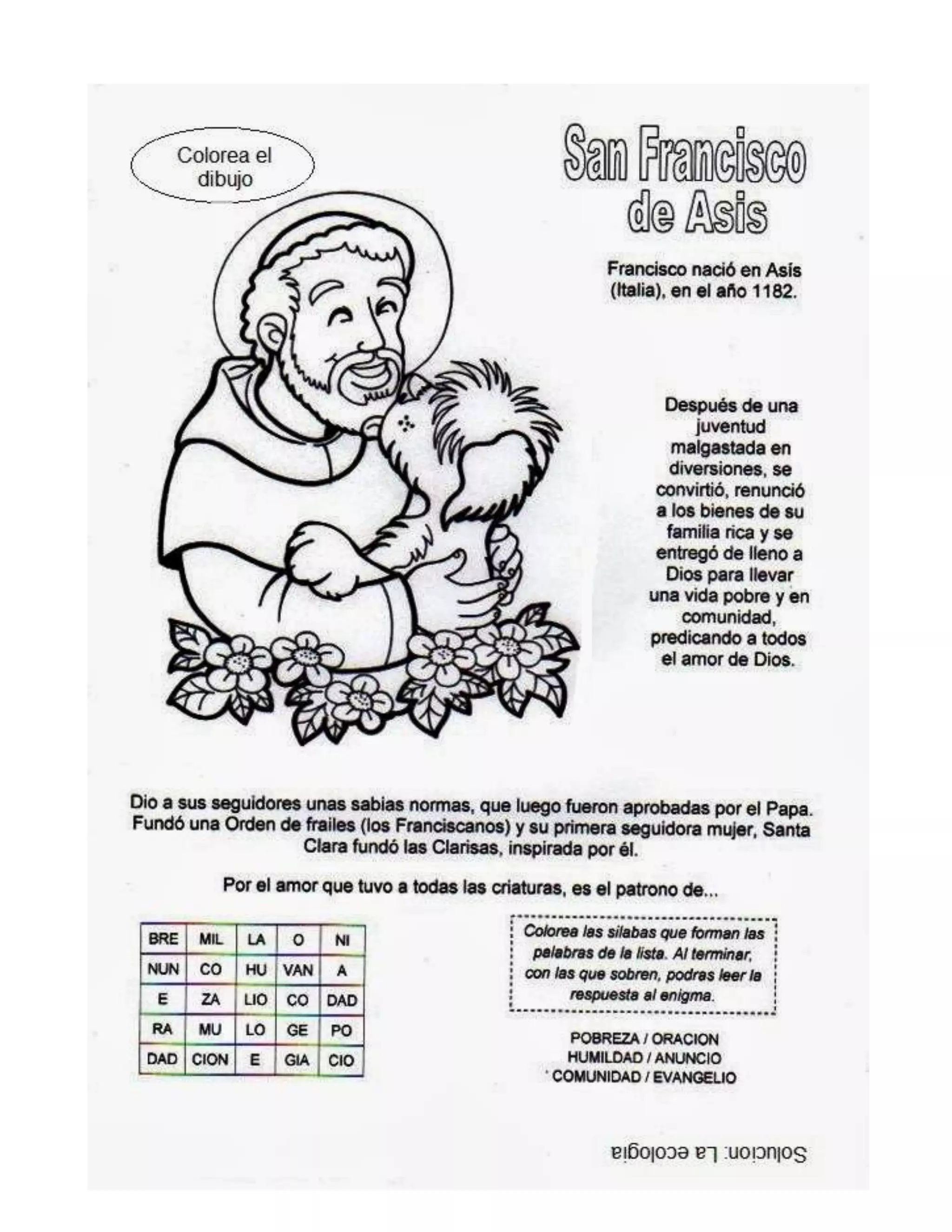 San francisco de Asís | DOCX