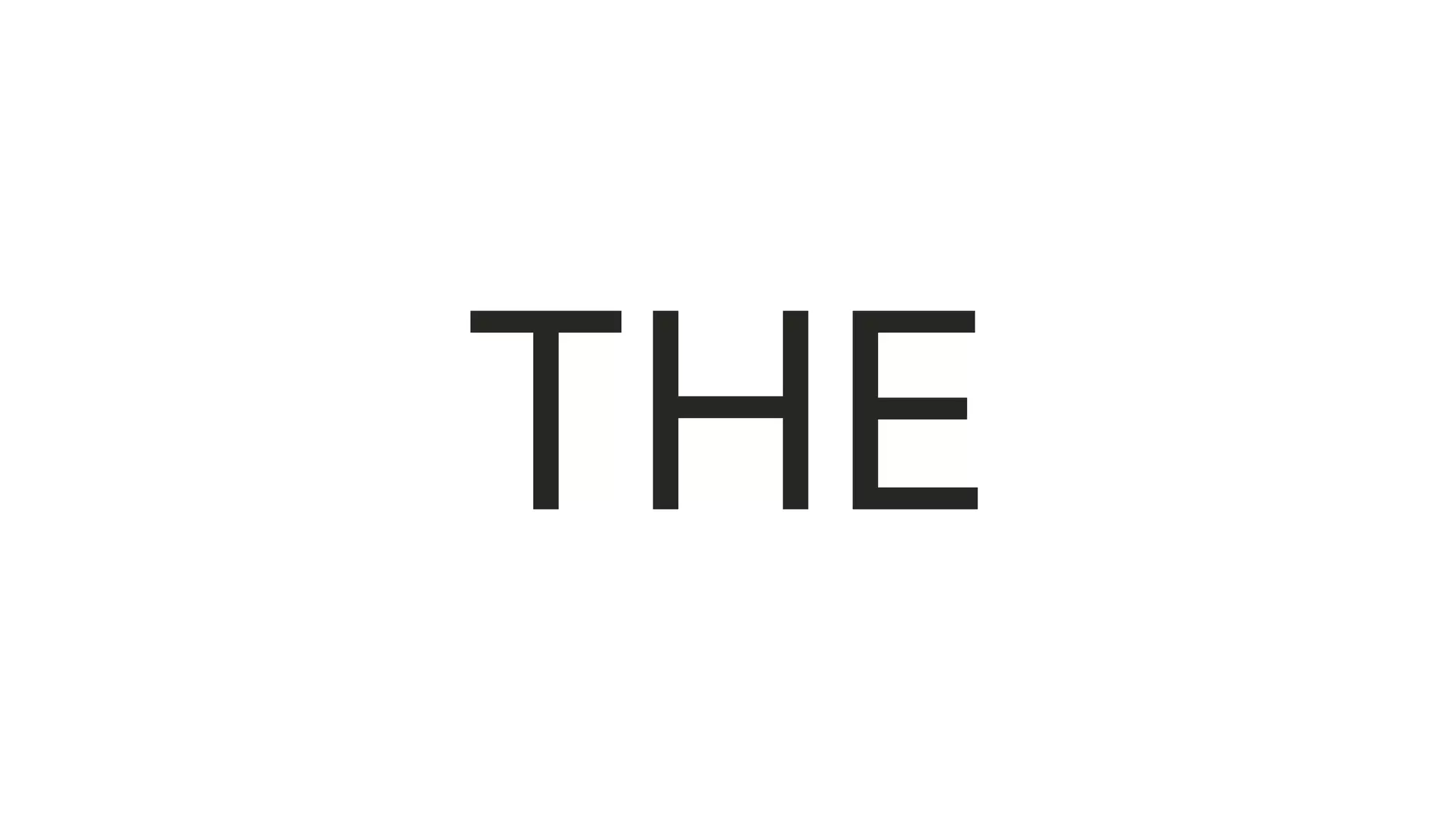 THE
 