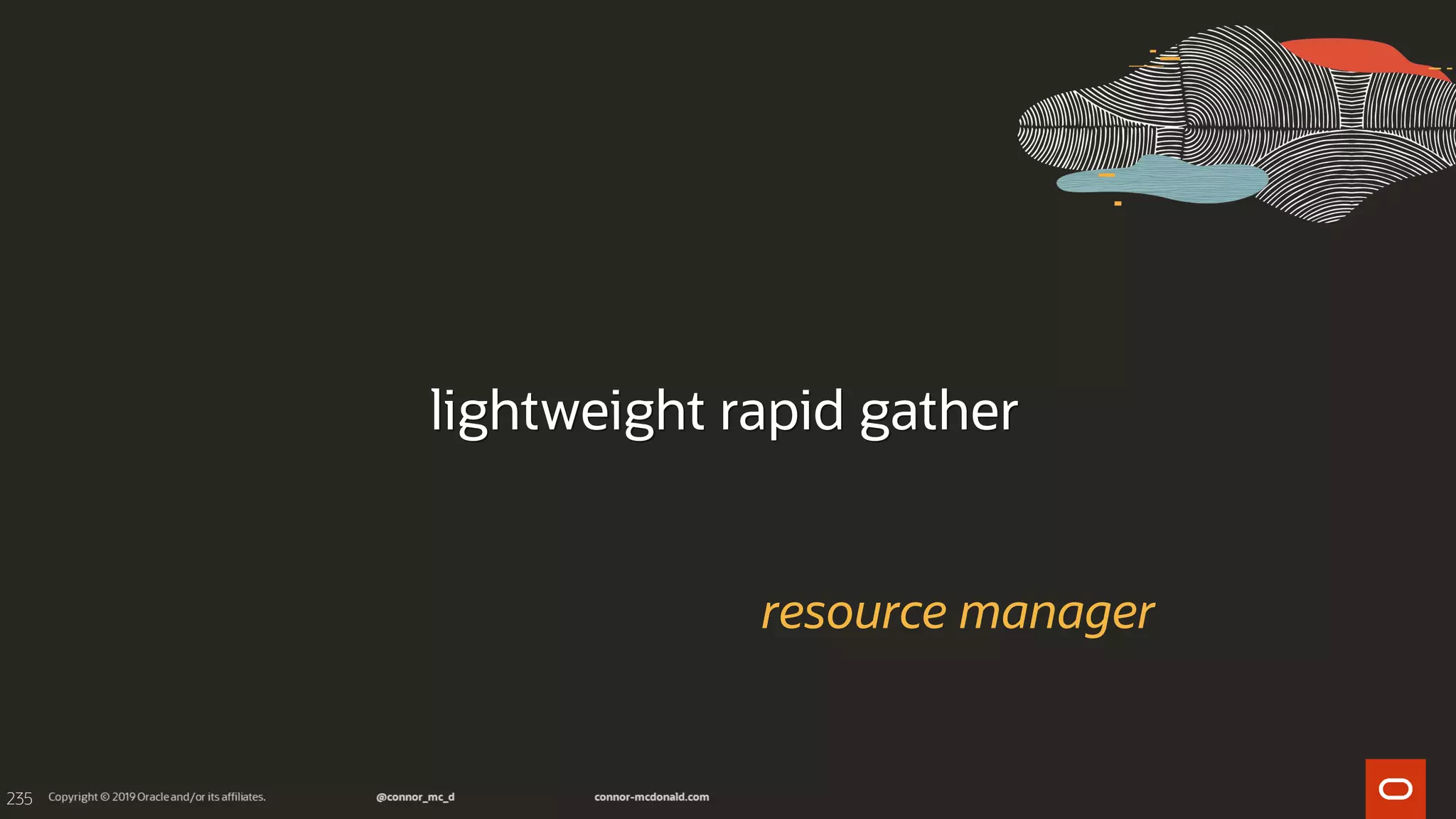 235
lightweight rapid gather
resource manager
 