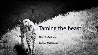 Copyright © 2017, Oracle and/or its affiliates. All rights reserved.
Taming the beast
The 12c Optimizer
Connor McDonald
1
 