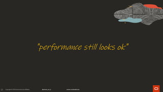 121
"performance still looks ok"
 