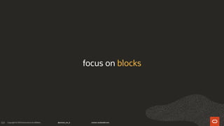 159
focus on blocks
 