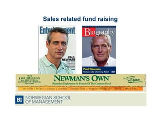 Sales related fund raising
 