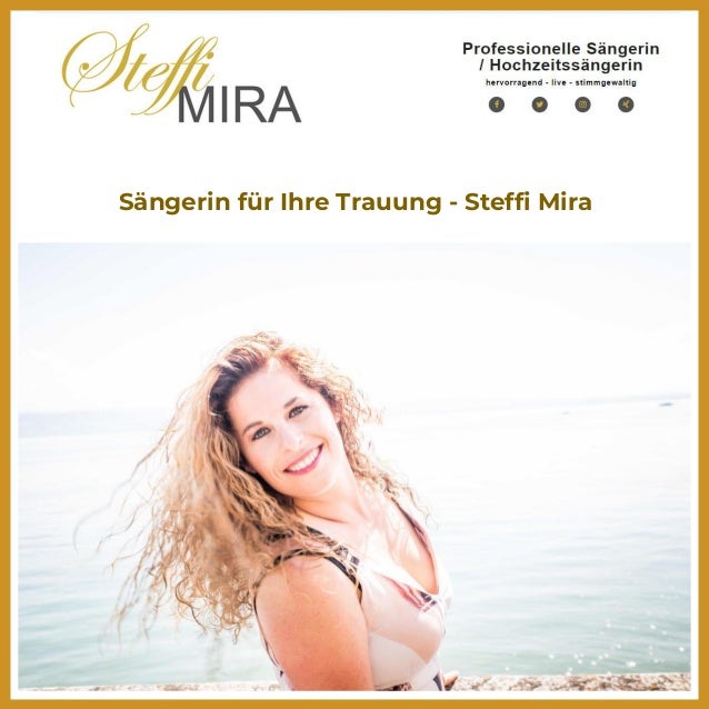 Sängerin für Ihre Trauung - Steffi Mira
 
