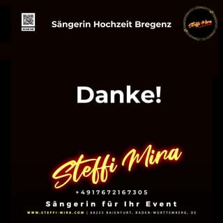 Danke!
Sängerin Hochzeit Bregenz
 