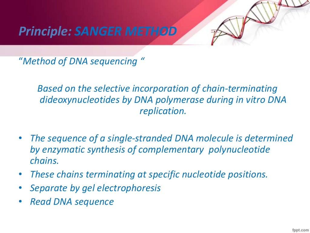 Sanger sequencing