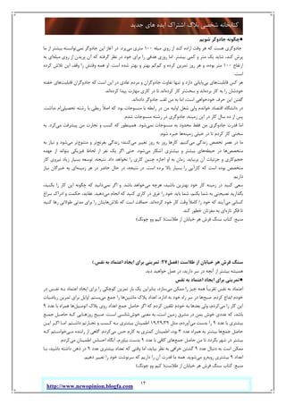 12
‫ﺟﺪﯾﺪ‬ ‫ﻫﺎي‬ ‫اﯾﺪه‬ ‫اﺷﺘﺮاك‬ ‫ﺑﻼگ‬ ‫ﺷﺨﺼﯽ‬ ‫ﮐﺘﺎﺑﺨﺎﻧﻪ‬
http://www.newopinion.blogfa.com
●‫ﺷﻮﯾﻢ‬ ‫ﺟﺎدوﮔﺮ‬ ‫ﭼﮕﻮﻧﻪ‬
‫ﺟ‬‫ﻣﯿﻠﻪ‬ ‫روي‬ ‫از‬ ‫ﮐﻨﺪ‬ ‫اراده‬ ‫وﻗﺖ‬ ‫ﻫﺮ‬ ‫ﮐﻪ‬ ‫ﻫﺴﺖ‬ ‫ﺎدوﮔﺮي‬100‫ﻣﯽ‬ ‫ﻣﺘﺮي‬‫ﭘﺮد‬.‫ﻧﻤﯽ‬ ‫ﺟﺎدوﮔﺮ‬ ‫اﯾﻦ‬ ‫آﻏﺎز‬ ‫در‬‫ﻣﺎ‬ ‫از‬ ‫ﺑﯿﺸﺘﺮ‬ ‫ﺗﻮاﻧﺴﺘﻪ‬
‫ﺑﯿﺸﺘﺮ‬ ‫ﮐﻤﯽ‬ ‫و‬ ‫ﻣﺘﺮ‬ ‫ﯾﮏ‬ ‫ﺷﺎﯾﺪ‬ ،‫ﮐﻨﺪ‬ ‫ﭘﺮش‬.‫ﻣﯿﻠﻪ‬ ‫روي‬ ‫از‬ ‫ﭘﺮﯾﺪن‬ ‫آن‬ ‫ﮐﻪ‬ ‫ﮔﺮﻓﺘﻪ‬ ‫ﻧﻈﺮ‬ ‫در‬ ‫ﺧﻮد‬ ‫ﺑﺮاي‬ ‫را‬ ‫ﻫﺪﻓﯽ‬ ‫روزي‬ ‫اﻣﺎ‬‫ﺑﻪ‬ ‫اي‬
‫ارﺗﻔﺎع‬100‫ﮐﻢ‬ ‫و‬ ‫ﮐﺮده‬ ‫ﺗﻤﺮﯾﻦ‬ ‫روز‬ ‫ﻫﺮ‬ ‫و‬ ،‫ﺑﻮده‬ ‫ﻣﺘﺮ‬‫ﺑ‬ ‫ﮐﻢ‬‫اﺳﺖ‬ ‫ﺷﺪه‬ ‫ﺑﻬﺘﺮ‬ ‫و‬ ‫ﻬﺘﺮ‬.‫ﮐﺮده‬ ‫ﺗﻼش‬ ‫اﯾﻦ‬ ‫وﻗﻒ‬ ‫را‬ ‫وﻗﺘﺶ‬ ‫ﻫﻤﻪ‬ ‫او‬
‫اﺳﺖ‬.
‫ﻗﺎﺑﻠﯿﺖ‬ ‫ﮐﺲ‬ ‫ﻫﺮ‬‫ﺑﯽ‬ ‫ﻫﺎي‬‫ﻗﺎﺑﻠﯿﺖ‬ ‫ﺟﺎدوﮔﺮان‬ ‫ﮐﻪ‬ ‫اﺳﺖ‬ ‫اﯾﻦ‬ ‫در‬ ‫ﻋﺎدي‬ ‫ﻣﺮدم‬ ‫و‬ ‫ﺟﺎدوﮔﺮان‬ ‫ﺗﻔﺎوت‬ ‫ﺗﻨﻬﺎ‬ ‫و‬ ‫دارد‬ ‫ﭘﺎﯾﺎﻧﯽ‬‫ﺧﻔﺘﻪ‬ ‫ﻫﺎي‬
‫ﺑﺮده‬ ‫ﮐﺎر‬ ‫ﺑﻪ‬ ‫را‬ ‫ﺧﻮدﺷﺎن‬‫ﺳﺨﺖ‬ ‫و‬ ‫اﻧﺪ‬‫ﮐﺮده‬ ‫ﮐﺎر‬ ‫ﺗﺮ‬‫ﮐﺮده‬ ‫ﭘﯿﺪا‬ ‫ﻣﻬﺎرت‬ ‫ﮐﺎري‬ ‫در‬ ‫ﺗﺎ‬ ‫اﻧﺪ‬‫اﻧﺪ‬.
‫ﺣﺮف‬ ‫اﯾﻦ‬ ‫ﮔﻔﺘﻦ‬‫داده‬ ‫ﺟﺎدوﮔﺮ‬ ‫ﻟﻘﺐ‬ ‫ﻣﻦ‬ ‫ﺑﻪ‬ ‫اﻣﺎ‬ ،‫اﺳﺖ‬ ‫ﺧﻮدﺧﻮاﻫﯽ‬‫اﻧﺪ‬.
‫ﺗﺤﺼﯿﻠﯽ‬ ‫رﺷﺘﻪ‬ ‫ﺑﺎ‬ ‫رﺑﻄﯽ‬ ً‫ﻼ‬‫اﺻ‬ ‫ﮐﻪ‬ ‫ﺑﻮد‬ ‫ﻣﻨﺴﻮﺟﺎت‬ ‫ﺑﺎ‬ ‫راﺑﻄﻪ‬ ‫در‬ ‫ﻣﻦ‬ ‫اوﻟﯿﻪ‬ ‫ﺷﻐﻞ‬ ‫وﻟﯽ‬ ‫ﺧﻮاﻧﺪم‬ ‫اﻗﺘﺼﺎد‬ ‫داﻧﺸﮕﺎه‬ ‫در‬‫ﻧﺪاﺷﺖ‬ ‫ام‬.
‫ﺷﺪم‬ ‫ﻣﻨﺴﻮﺟﺎت‬ ‫رﺷﺘﻪ‬ ‫در‬ ‫ﺟﺎدوﮔﺮي‬ ،‫زﻣﯿﻨﻪ‬ ‫اﯾﻦ‬ ‫در‬ ‫ﮐﺎر‬ ‫ﺳﺎل‬ ‫ده‬ ‫از‬ ‫ﭘﺲ‬.
‫ﻧﻤﯽ‬ ‫ﻣﻨﺴﻮﺟﺎت‬ ‫ﺑﻪ‬ ‫ﻣﺤﺪود‬ ‫ﻓﻘﻂ‬ ‫ﻣﻦ‬ ‫ﺟﺎدوﮔﺮي‬ ‫ﻗﺪرت‬ ‫اﻣﺎ‬‫ﺷﻮد‬.‫ﻣﯽ‬ ‫ﭘﯿﺸﺮﻓﺖ‬ ‫ﻣﻦ‬ ‫ﺗﺠﺎرت‬ ‫و‬ ‫ﮐﺴﺐ‬ ‫ﮐﻪ‬ ‫ﻫﻤﯿﻨﻄﻮر‬‫ﮐﺮد‬.‫ﺑﻪ‬
‫زﻣﯿﻨﻪ‬ ‫ﺧﯿﻠﯽ‬ ‫در‬ ‫ﺗﺎ‬ ‫ﮐﺮدم‬ ‫ﮐﺎر‬ ‫ﺳﺨﺘﯽ‬‫ﺷﻮم‬ ‫ﺧﺒﺮه‬ ‫ﻫﺎ‬.
‫ﻣﯽ‬ ‫زﻧﺪﮔﯽ‬ ‫ﺗﺨﺼﺺ‬ ‫ﻋﺼﺮ‬ ‫در‬ ‫ﻣﺎ‬‫ﮐﻨﯿﻢ‬.‫ﻣﯽ‬ ‫ﺗﻐﯿﯿﺮ‬ ‫روز‬ ‫ﺑﻪ‬ ‫روز‬ ‫ﮐﺎرﻫﺎ‬‫ﺑﻐﺮﻧﺞ‬ ‫زﻧﺪﮔﯽ‬ ‫ﮐﻨﻨﺪ؛‬‫ﻣﺘﻨﻮع‬ ‫و‬ ‫ﺗﺮ‬‫ﻣﯽ‬ ‫ﺗﺮ‬‫ﺑﻪ‬ ‫ﻧﯿﺎز‬ ‫و‬ ‫ﺷﻮد‬
‫ﻣﺘﺨﺼﺺ‬‫ﺣﯿﻄﻪ‬ ‫در‬ ‫ﻫﺎ‬‫ﻣﯽ‬ ‫آﺷﮑﺎر‬ ‫ﺑﯿﺸﺘﺮي‬ ‫و‬ ‫ﺑﯿﺸﺘﺮ‬ ‫ﻫﺎي‬‫ﺷﻮد‬.‫اﮔﺮ‬ ‫ﺣﺘﯽ‬‫ﻋﻬﺪه‬ ‫از‬ ‫ﺑﺘﻮاﻧﺪ‬ ‫ﻓﯿﺰﯾﮑﯽ‬ ‫ﻟﺤﺎظ‬ ‫از‬ ‫ﻧﻔﺮ‬ ‫ﯾﮏ‬
‫ﺣﺠﻢ‬‫ﺑﺮﺑﯿﺎﯾﺪ‬ ‫آن‬ ‫ﺟﺰﺋﯿﺎت‬ ‫و‬ ‫ﮐﺎري‬.‫داد‬ ‫ﻧﺨﻮاﻫﺪ‬ ‫را‬ ‫ﮐﺎري‬ ‫ﭼﻨﯿﻦ‬ ‫اﺟﺎزه‬ ‫او‬ ‫ﺑﻪ‬ ‫زﻣﺎن‬.‫ﮐﺎر‬ ‫ﻧﯿﺮوي‬ ‫زﯾﺎد‬ ‫ﺑﺴﯿﺎر‬ ‫ﺗﻮﺳﻌﻪ‬ ،‫ﻧﺘﯿﺠﻪ‬
‫اﺳﺖ‬ ‫ﺑﺮده‬ ‫ﺑﺎﻻ‬ ‫ﺑﺴﯿﺎر‬ ‫را‬ ‫ﮐﺎرآﯾﯽ‬ ‫ﮐﻪ‬ ‫اﺳﺖ‬ ‫ﺑﻮده‬ ‫ﻣﺘﺨﺼﺺ‬.‫زﻣﯿﻨﻪ‬ ‫ﻫﺮ‬ ‫در‬ ‫ﺣﺎﺿﺮ‬ ‫ﺣﺎل‬ ‫در‬ ،‫ﻧﺘﯿﺠﻪ‬ ‫در‬‫ﻧﯿﺎز‬ ‫ﺧﺒﺮﮔﺎن‬ ‫ﺑﻪ‬ ‫اي‬
‫دارﯾﻢ‬.
‫ﺳﻌﯽ‬‫ﻣﯽ‬ ‫ﻫﺮﭼﻪ‬ ،‫ﺑﺎﺷﯿﺪ‬ ‫ﺑﻬﺘﺮﯾﻦ‬ ‫ﺧﻮد‬ ‫ﮐﺎر‬ ‫زﻣﯿﻨﻪ‬ ‫در‬ ‫ﮐﻨﯿﺪ‬‫ﺑﺎﺷﺪ‬ ‫ﺧﻮاﻫﺪ‬.‫ﻧﻤﯽ‬ ‫اﮔﺮ‬ ‫و‬،‫ﺑﮑﻨﯿﺪ‬ ‫را‬ ‫ﮐﺎر‬ ‫اﯾﻦ‬ ‫ﭼﮕﻮﻧﻪ‬ ‫ﮐﻪ‬ ‫داﻧﯿﺪ‬
‫ﻣﯽ‬ ‫اﻧﺠﺎم‬ ‫ﮐﻪ‬ ‫ﮐﻨﯿﺪ‬ ‫ﮐﺎري‬ ‫در‬ ‫ﻏﺮق‬ ‫را‬ ‫ﺧﻮد‬ ‫ﺑﺎﯾﺪ‬ ‫ﺷﻤﺎ‬ ،‫ﺑﮑﻨﻢ‬ ‫ﺷﻤﺎ‬ ‫ﺑﻪ‬ ‫ﻧﺼﯿﺤﺘﯽ‬ ‫ﺑﮕﺬارﯾﺪ‬‫دﻫﯿﺪ‬.‫ﺳﺮاغ‬ ‫ادراك‬ ‫و‬ ‫ﺣﮑﻤﺖ‬ ،‫ﻋﻘﺎﯾﺪ‬
‫ﻣﯽ‬ ‫ﮐﺴﺎﻧﯽ‬‫ﮐﺮده‬ ‫ﺧﻮد‬ ‫ﮐﺎر‬ ‫وﻗﺖ‬ ً‫ﻼ‬‫ﮐﺎﻣ‬ ‫را‬ ‫ﺧﻮد‬ ‫ﮐﻪ‬ ‫آﯾﻨﺪ‬‫اﻧﺪ‬.‫ﺗﻼش‬ ‫ﮐﻪ‬ ‫اﺳﺖ‬ ‫ﺣﻤﺎﻗﺖ‬‫ﮐﻨﯿﺪ‬ ‫رﻫﺎ‬ ‫ﻃﻮﻻﻧﯽ‬ ‫ﻣﺪﺗﯽ‬ ‫ﺑﺮاي‬ ‫را‬ ‫ﻫﺎﯾﺘﺎن‬
‫ﺗﺎزه‬ ‫ﻓﮑﺮ‬ ‫ﺗﺎ‬‫ﮐﻨﺪ‬ ‫ﺧﻄﻮر‬ ‫ﻣﻐﺰﺗﺎن‬ ‫ﺑﻪ‬ ‫اي‬.
‫ﻣﻨﺒﻊ‬:‫ﻃﻼﺳﺖ‬ ‫از‬ ‫ﺧﯿﺎﺑﺎن‬ ‫ﻫﺮ‬ ‫ﻓﺮش‬ ‫ﺳﻨﮓ‬ ‫ﮐﺘﺎب‬)‫ﭼﻮﻧﮓ‬ ‫وو‬ ‫ﮐﯿﻢ‬(
‫ﻃﻼﺳﺖ‬ ‫از‬ ‫ﺧﯿﺎﺑﺎن‬ ‫ﻫﺮ‬ ‫ﻓﺮش‬ ‫ﺳﻨﮓ‬)‫ﻓﺼﻞ‬27:‫ﻧﻔﺲ‬ ‫ﺑﻪ‬ ‫اﻋﺘﻤﺎد‬ ‫اﯾﺠﺎد‬ ‫ﺑﺮاي‬ ‫ﺗﻤﺮﯾﻨﯽ‬(.
‫ﺧﻮ‬ ‫ﻋﻤﻞ‬ ‫در‬ ،‫دارﯾﺪ‬ ‫ﺳﺮ‬ ‫در‬ ‫آﻧﭽﻪ‬ ‫از‬ ‫ﺑﯿﺸﺘﺮ‬ ‫ﻫﻤﯿﺸﻪ‬‫دﯾﺪ‬ ‫اﻫﯿﺪ‬.
●‫ﻧﻔﺲ‬ ‫ﺑﻪ‬ ‫اﻋﺘﻤﺎد‬ ‫اﯾﺠﺎد‬ ‫ﺑﺮاي‬ ‫ﺗﻤﺮﯾﻨﯽ‬
‫ﻣﯽ‬ ‫ﻣﻤﮑﻦ‬ ‫را‬ ‫ﭼﯿﺰ‬ ‫ﻫﻤﻪ‬ ً‫ﺎ‬‫ﺗﻘﺮﯾﺒ‬ ‫ﻧﻔﺲ‬ ‫ﺑﻪ‬ ‫اﻋﺘﻤﺎد‬‫در‬ ‫ﻧﻔـﺲ‬ ‫ﺑـﻪ‬ ‫اﻋﺘﻤﺎد‬ ‫اﯾﺠﺎد‬ ‫ﺑﺮاي‬ ‫را‬ ‫ﮐﻮﭼﮑﯽ‬ ‫ﺗﻤﺮﯾﻦ‬ ‫ﺑﺎر‬ ‫ﯾﮏ‬ ‫ﺑﻨﺎﺑﺮاﯾﻦ‬ ،‫ﺳﺎزد‬
‫ﮐﺮدم‬ ‫اﺑﺪاع‬ ‫ﺧﻮدم‬.‫ﺻﺒﺢ‬‫ﻣﺎﺷﯿﻦ‬ ‫ﭘﻼك‬ ‫اﻋﺪاد‬ ،‫اداره‬ ‫ﺑﻪ‬ ‫ﺧﻮد‬ ‫راه‬ ‫ﺳﺮ‬ ‫در‬ ‫ﻫﺎ‬‫ﻣﯽ‬ ‫ﺟﻤﻊ‬ ‫را‬ ‫ﻫﺎ‬‫ﺑﺴﺘﻢ‬.‫رﯾﺎﺿﯿﺎ‬ ‫ﺗﻤﺮﯾﻦ‬ ‫ﺑﺮاي‬ ‫اواﯾﻞ‬‫ت‬
‫ﻣﯽ‬ ‫را‬ ‫ﮐﺎر‬ ‫اﯾﻦ‬‫اﺗﻮﻣﺒﯿﻞ‬ ‫ﭘﻼك‬ ‫روي‬ ‫اﻋﺪاد‬ ‫ﺟﻤﻊ‬ ‫ﺣﺎﺻﻞ‬ ‫اﮔﺮ‬ ‫ﮐﻪ‬ ‫ﮐﺮدم‬ ‫ﺗﻠﻘﯿﻦ‬ ‫ﺧﻮدم‬ ‫ﺑﻪ‬ ‫ﺑﻌﺪﻫﺎ‬ ‫وﻟﯽ‬ ،‫ﮐﺮدم‬‫ﻋﺪد‬ ‫ﺑﺎ‬ ‫ﻫﻤﺮاه‬ ‫ﻫﺎ‬9
‫ﺧﻮش‬ ‫ﻣﻌﻨﯽ‬ ‫ﺑﻪ‬ ،‫اﺳﺖ‬ ‫زﻣﯿﻦ‬ ‫ﻣﺸﺮق‬ ‫در‬ ‫ﯾﻤﻦ‬ ‫ﺧﻮش‬ ‫ﻋﺪدي‬ ‫ﮐﻪ‬ ،‫ﺑﺎﺷﺪ‬‫اﺳـﺖ‬ ‫ﺷﺎﻧﺴﯽ‬.‫ﺻـﺒﺢ‬‫ﺟﻤـﻊ‬ ‫ﺣﺎﺻـﻞ‬ ‫ﮐـﻪ‬ ‫روزﻫـﺎﯾﯽ‬
‫ﻋﺪد‬ ‫ﺑﺎ‬ ‫ﺑﯿﺸﺘﺮي‬9‫ﻣﯽ‬ ‫ﺑﺪﺳﺖ‬ ‫را‬‫ﻣﺜﻞ‬ ،‫آوردم‬19،29،39‫ﺑﯿﺸﺘﺮ‬ ‫اﻃﻤﯿﻨﺎن‬‫داﺷـﺘﻢ‬ ‫ﺗﺠـﺎرﺗﻢ‬ ‫و‬ ‫ﮐـﺴﺐ‬ ‫ﺑـﻪ‬ ‫ي‬.‫اﯾـﻦ‬ ‫اﮔـﺮ‬ ‫اﻣـﺎ‬
‫ﺟﻤﻊ‬ ‫ﺣﺎﺻﻞ‬‫ﻋﺪد‬ ‫ﻫﻤﺮاه‬ ‫ﺑﻪ‬ ‫ﺑﯿﺸﺘﺮ‬ ‫ﻫﺎ‬3‫ﻣﯽ‬ ‫ﺣﺲ‬ ‫ﮐﺎرم‬ ‫ﺑﻪ‬ ‫ﮐﻤﺘﺮي‬ ‫اﻃﻤﯿﻨﺎن‬ ،‫ﺑﻮد‬‫ﮐﺮدم‬.‫ﻣـﯽ‬ ‫راﻧﻨﺪه‬ ‫از‬ ‫ﮔﺎﻫﯽ‬‫ﮐـﻪ‬ ‫ﺧﻮاﺳـﺘﻢ‬
‫ﺟﻤﻊ‬ ‫ﺣﺎﺻﻞ‬ ‫ﻣﻦ‬ ‫ﺗﺎ‬ ‫ﺑﮕﺮدد‬ ‫ﺷﻬﺮ‬ ‫در‬ ‫ﺑﯿﺸﺘﺮ‬‫ﻋﺪد‬ ‫ﺑﺎ‬ ‫ﮐﺎﻓﯽ‬ ‫ﻫﺎي‬9‫ﻣﯽ‬ ‫اﻃﻤﯿﻨﺎن‬ ‫اﺣﺴﺎس‬ ‫آﻧﮕﺎه‬ ،‫ﺑﯿﺎورم‬ ‫ﺑﺪﺳﺖ‬‫ﮐﺮدم‬.
‫ﻋﺪد‬ ‫دﻧﺒﺎل‬ ‫ﺑﻪ‬ ‫اﺳﺖ‬ ‫ﻣﻤﮑﻦ‬9‫ﮔ‬‫ﻋﺪد‬ ‫ﺑﯿﺸﺘﺮي‬ ‫ﺗﻌﺪاد‬ ‫ﮐﻪ‬ ‫وﻗﺘﯽ‬ ‫اﻣﺎ‬ ،‫ﺑﯿﺎﯾﺪ‬ ‫ﻧﻈﺮ‬ ‫ﺑﻪ‬ ‫ﺧﺮاﻓﯽ‬ ‫ﺸﺘﻦ‬9‫ﺑـﺎ‬ ،‫ﺑﺎﺷﯿﺪ‬ ‫داﺷﺘﻪ‬ ‫ذﻫﻦ‬ ‫در‬
‫اﻋﺪاد‬9‫رو‬ ‫ﺑﯿﺸﺘﺮي‬‫ﺑﻪ‬‫ﻣﯽ‬ ‫رو‬‫ﺷﻮﯾﺪ‬.‫دﻫﯿﻢ‬ ‫ﺗﻐﯿﯿﺮ‬ ‫را‬ ‫ﺧﻮد‬ ‫ﺳﺮﻧﻮﺷﺖ‬ ‫ﮐﻪ‬ ‫دارﯾﻢ‬ ‫را‬ ‫آن‬ ‫ﻗﺪرت‬ ‫ﻣﺎ‬ ‫ﻫﻤﻪ‬.
‫ﻣﻨﺒﻊ‬:‫ﻃﻼﺳﺖ‬ ‫از‬ ‫ﺧﯿﺎﺑﺎن‬ ‫ﻫﺮ‬ ‫ﻓﺮش‬ ‫ﺳﻨﮓ‬ ‫ﮐﺘﺎب‬)‫ﭼﻮﻧﮓ‬ ‫وو‬ ‫ﮐﯿﻢ‬(
 