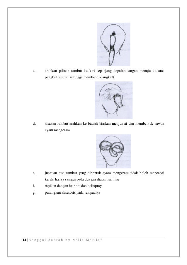 Sanggul tradisional