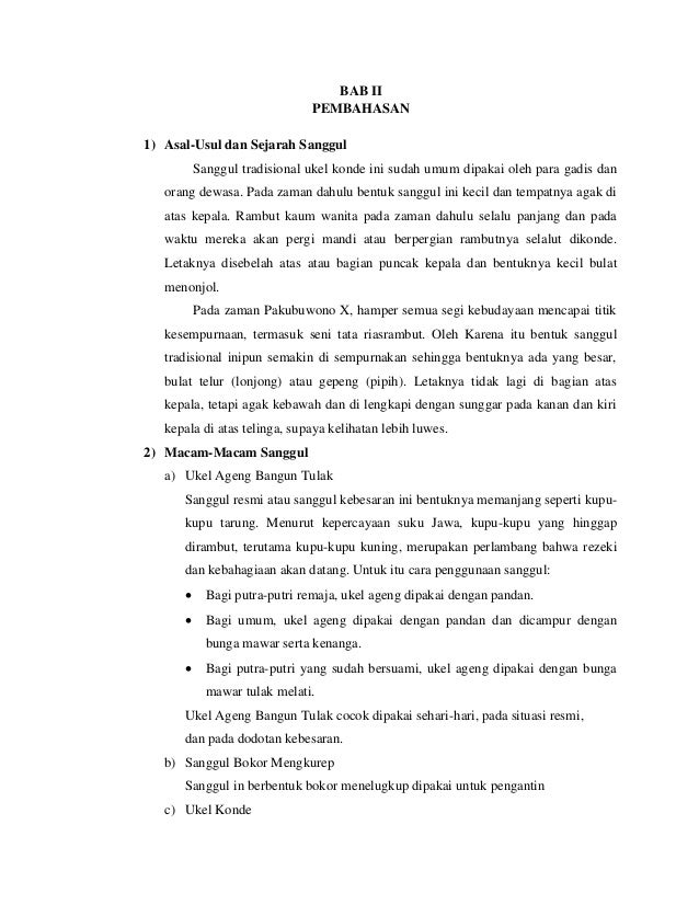 Konde dan sanggul sanggul konde pingkan dari sulawesi utara