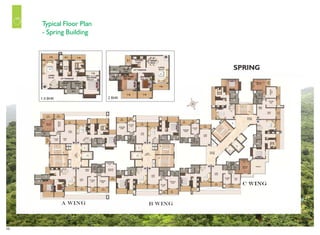 Typical Floor Plan
- Spring Building
09
SPRING
1.5 BHK 2 BHK
 