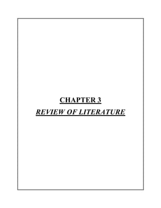 CHAPTER 3
REVIEW OF LITERATURE
 