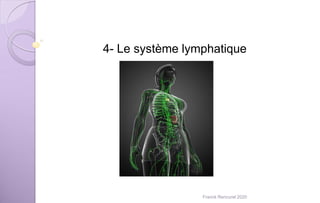 4- Le système lymphatique
Franck Rencurel 2020
 