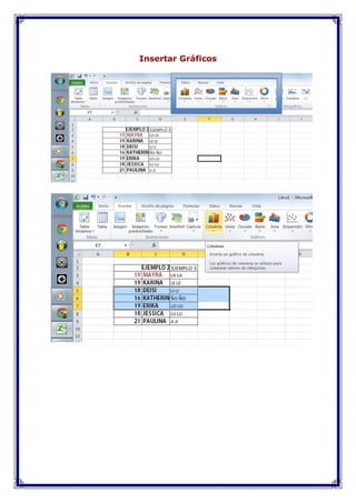 Insertar Gráficos

 