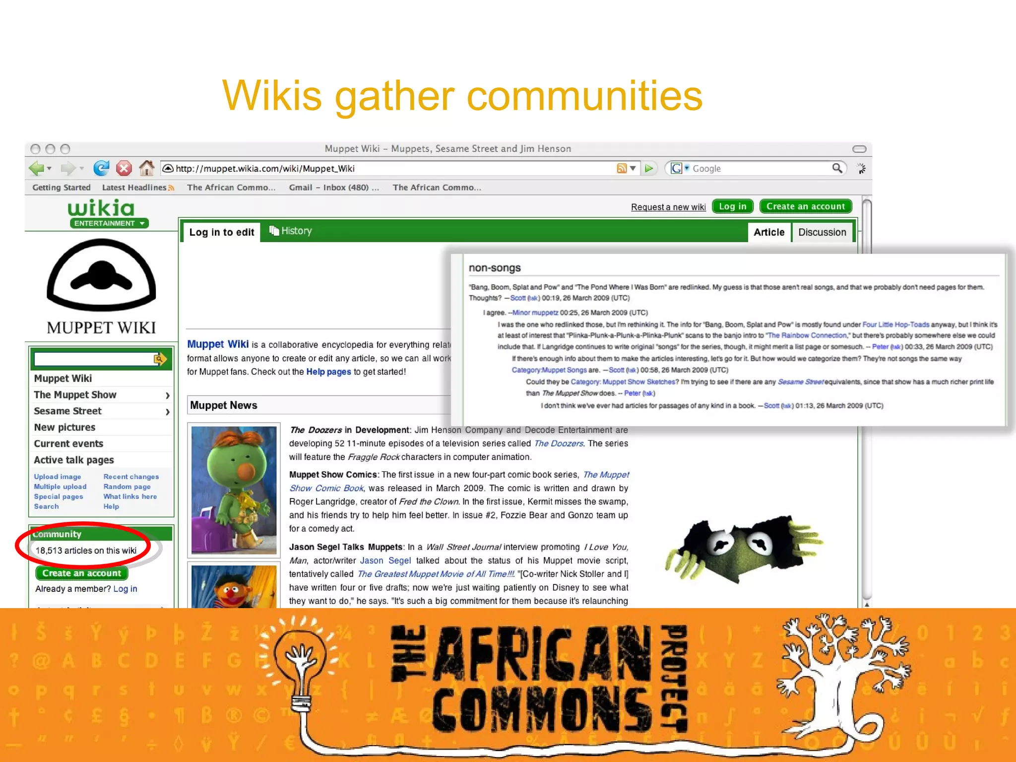 Wikis gather communities 