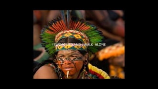 I SWORE LIES AND I WALK ALONE
 