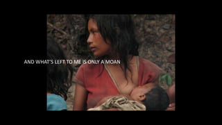 AND WHAT’S LEFT TO ME IS ONLY A MOAN
 