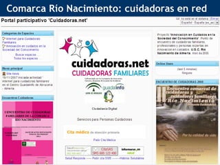 Comarca Río Nacimiento: cuidadoras en red 