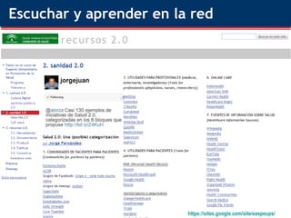 Escuchar y aprender en la red https:// sites.google.com / site / easpeups / 