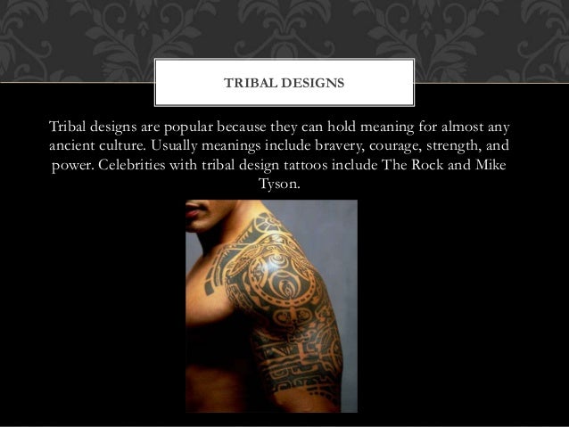 tribal tattoo meaning bravery