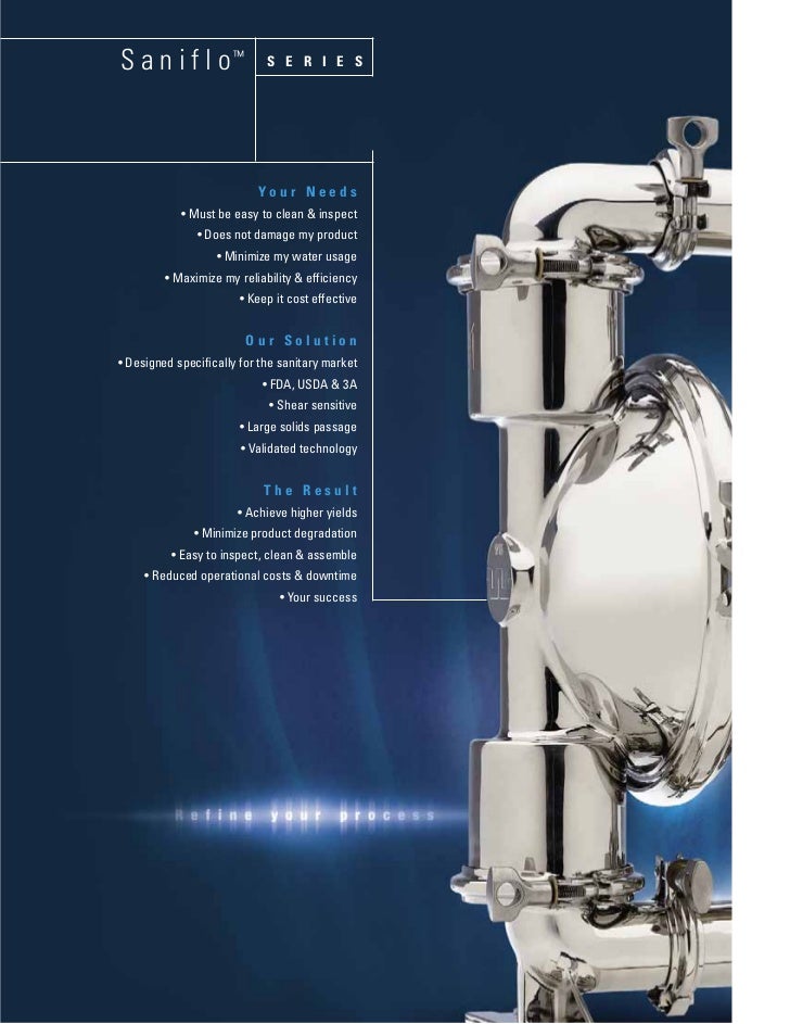 pump sanitary usages marvel