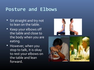 DINING ETIQUETTE | PPT