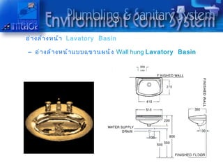 อ่ ำ งล้ ำ งหน้ ำ Lavatory Basin

– อ่ ำ งล้ ำ งหน้ ำ แบบแขวนผนั ง Wall hung Lavatory Basin
 