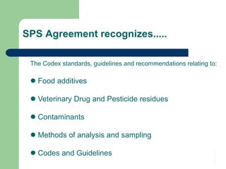 Sanitary and phytosanitary measures | PPTX