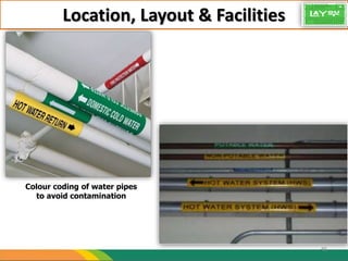 Color Code Sanitary Storage Sanitary design and construction for food processing | PPTX