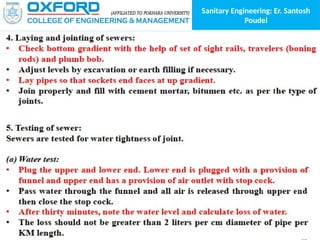 Sanitary Engineering: Er. Santosh
Poudel
 