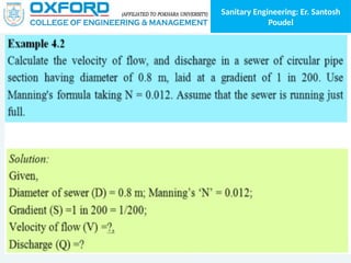 Sanitary Engineering: Er. Santosh
Poudel
 