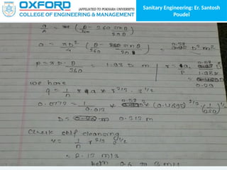 Sanitary Engineering: Er. Santosh
Poudel
 
