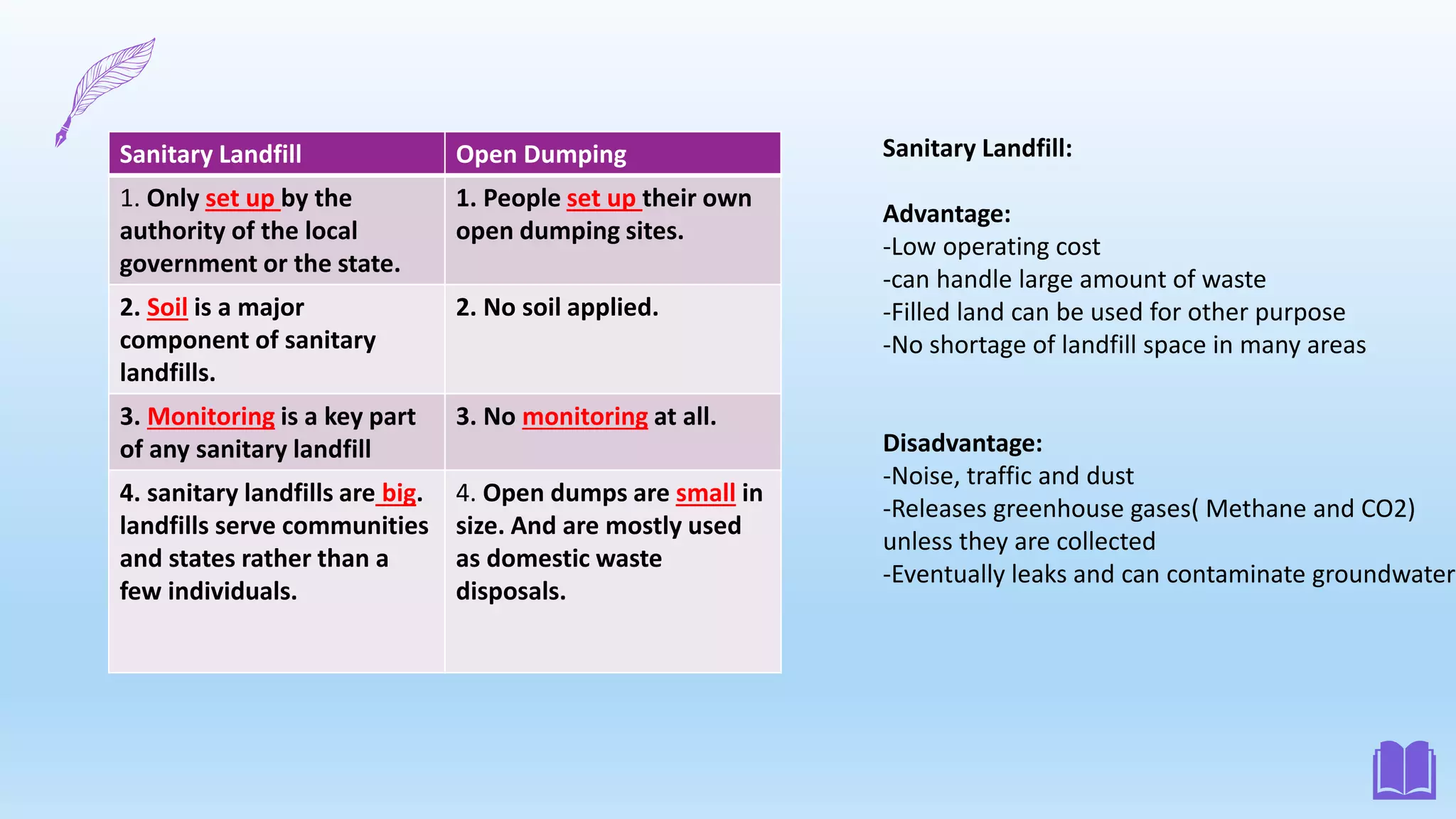 Sanitary landfill PPT