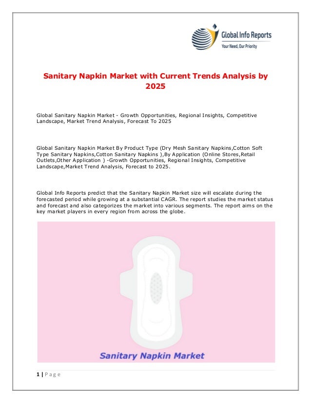 Sanitary napkin market with current trends analysis by 2025